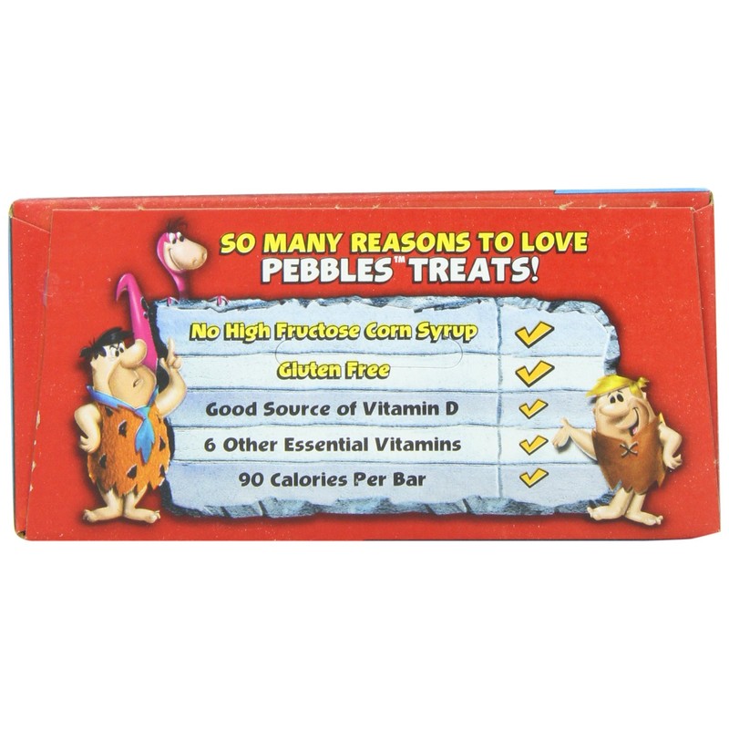 Post Fruity Pebbles Treats, 6.2-Ounce (Pack of 4),0.78 Ounce (Pack