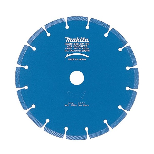 Makita A-31170 Diamond Wheel, Outer Diameter 9.1 inches (230 mm), For Cutters (Segment Widespread Type)