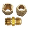 A Pair of 1/4" and 1/2" Copper Pipe Extension Joint