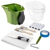 Mister Rui 13-Pieces Handheld Paint Bucket Roller Kit