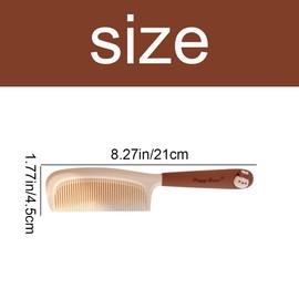 Hair Comb Cartoon Detangling Comb Resin Hair Shower Comb for Curly or Straight Hair