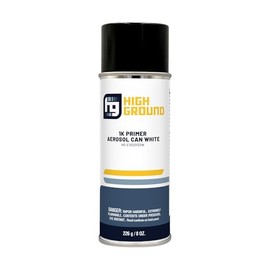 HIGH GROUND 1K Automotive Primer Aerosol Can White 8 oz