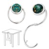 GCFTIFF 2pcs Foldable Purse Hook for Table & Desk,Portable Bag