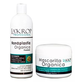 LaKrop Professional Nanoplastia 100% Orgánica Sin Formol No Pica No Huele 500ml