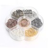 Linsoir Beads Bulk Hard Snap 12mm Open Jump Rings with
