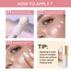 FOCALLURE Shimmer Liquid Highlighter, Smooth Cream Formula and Non-greasy Finish,Delivers