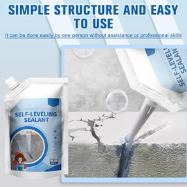 Waterproof Caulking Glue, Quick Drying Grouting Adhesive, Heavy-Duty Concrete Crack Filler for Driveway, Weather Resistant Quick-Drying Sealant for Outdoor, Home Use(500ml)