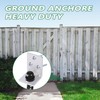 24" Ground Anchors Screw in, 4 Pack