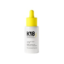 K18 Aceite Para El Cabello Reparador Molecular, Aceite Sin Peso Para Un Cabello Más Fuerte Y Saludable, Adecuado Para Todo Tipo De Cabello, 0.34 Fl Oz