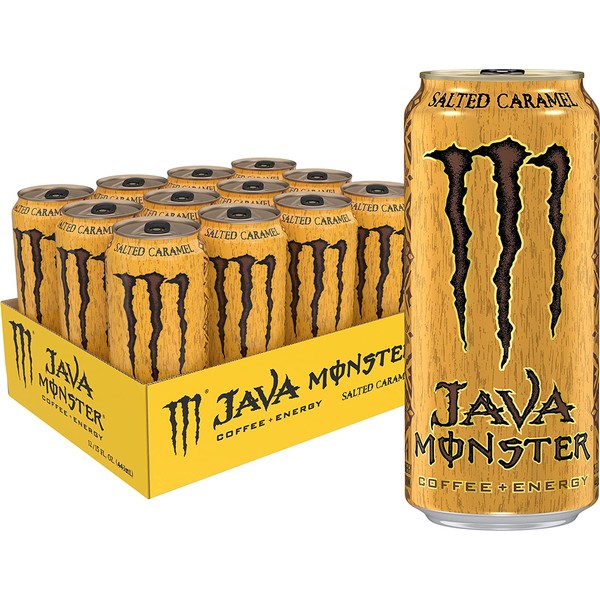 Energy Java Salted Caramel, Coffee + Energy Drink, 15 Fl