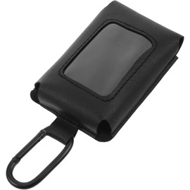 Caso de Mando Distancia para Garaje con Mosquetón Funda Portátil Antiextravio para Control Remoto de Puerta de Garaje Portador con Clip para Uso Hogar y Viaje Negro
