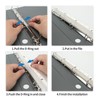 4 Ring Binders 0.8 Inch D Ring,4 Pack D Ring