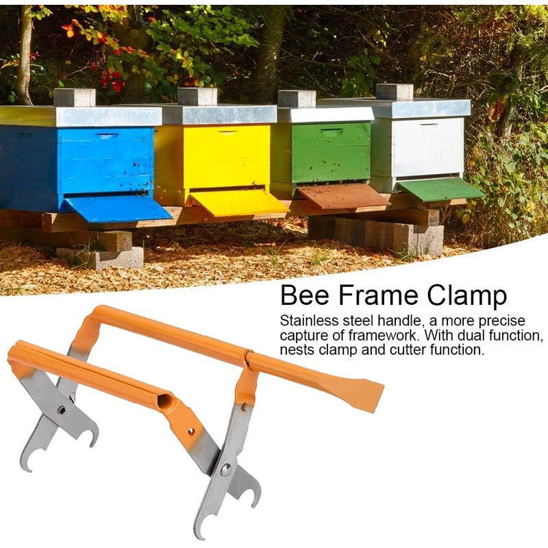 Beehive Frame Capture, Beekeeping Nest Box Clip Stainless Steel Beehive
