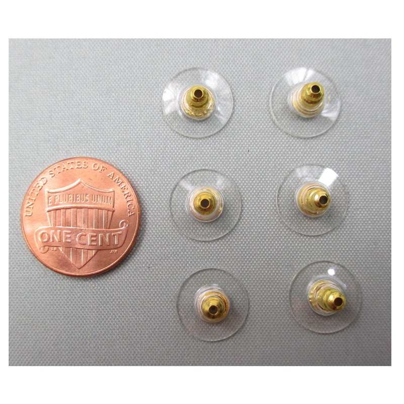 ALL in ONE 100pcs Safety Earring Backs Bullet Clutch Earring