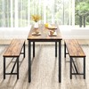 Rovibek 43" Dining Table Set for 4, Modern Space Saving