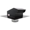 RDP Rooftop Exhaust Vent Cap with Damper and Bottom Extension