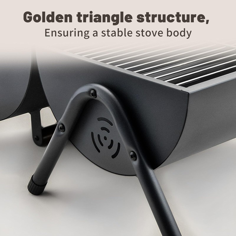 Portable Charcoal Grill Outdoor Stove: BBQ Easy to take Two