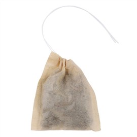100pcs Bolsitas de t vacas, Bolsas de infusor de t vacas desechables Bolsas de t vacas Infusor de filtro con cordn para t de hojas sueltas(8  10cm)   