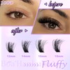 Fluffy Lash Clusters Thick Eyelash Clusters Fluffy DIY Individual Lashes