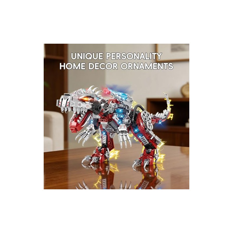 2 in 1 Dinosaur Building Blocks Set 422 PCS Transforming