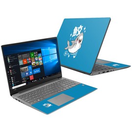 MightySkins Skin Compatible with Lenovo Ideapad 530S 14" (2018) - Shark Kawaii | Protective, Durable, and Unique Vinyl Decal wrap Cover | Easy to Apply, Remove, and Change Styles | Made in The USA