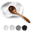 ABRUTY Spoon Rest for Stove Top, Ceramic Spoon Holder for