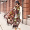 DANA XU 100% Merino Wool Extra Large Pashmina Blanket Travel