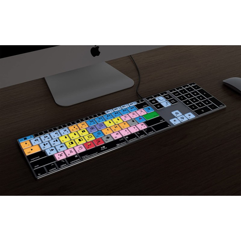 KB Covers Avid Media Composer Keyboard | Backlit Pro Aluminum