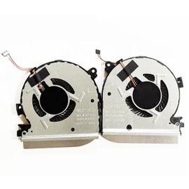 Fleshy Leaf CPU + GPU Cooling Fan Replacement for HP Spectre X360 15-BL 15-bl000 15-bl100 15t-bl000 TPN-Q179 DC5V 914357-001 914358-001