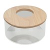 Hamster Sand Bathtub Small Round Shaped Pet Sand Box Transparent