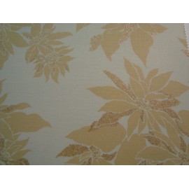 ESSE HOME - Confestyl Line - Tablecloth Table Cover - Round x 8 People - Printed Fabric in Pure Cotton - Made in Italy - Felicita (Round 180 cm, Beige)