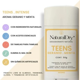 4 Desodorante Familiar Papá, Mamá, Hijos Naturaldry