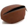 OSPREY London Graeme Ellisdon Rugby Ball Leather Wash Bag, Tan