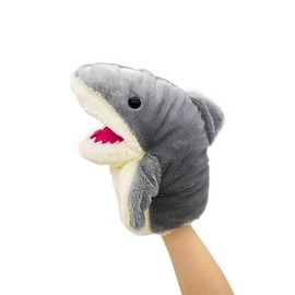 lilizzhoumax Simulation Shark Hand Puppet Plush Toy, Stuffed Animal Plush Shark, Cute Role-Playing, Child Interactive Early Education Toys Home Decoration Animal Toys, Gift for Kids