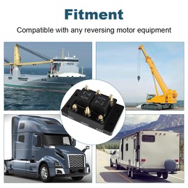 VANJING Forward and Reverse Relay Module Compatible with Tarp Motor, Winch Motor, Snow Plow and Lift Replacement for 5541100, 24452, 13994, K10746M, ATP011, ATP0110, CH 24452