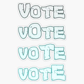LAD Studio Vote President Election Sticker Bumper Sticker Vinyl Decal 5""