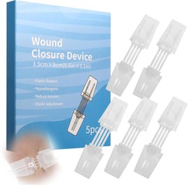 Wound Closure Strips Sterile Skin Wound Suture Strip 5PCS First Aid Adhesive Stitches Sutures Bandages Emergency Stitch Laceration Closure