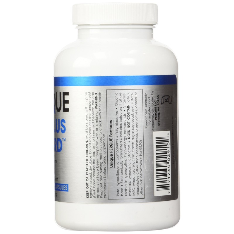 PERQUE Mg Plus Guard 180 Vegetable Capsules