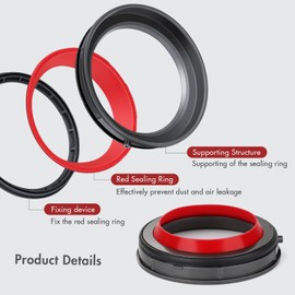SWAZVAC Dust Bin Sealing Ring Compatible with Dyson V12 Detect Slim, Digital Slim SV18 SV20 Vacuum, Canister Replacement Part