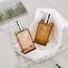 2 Pack Clear Brown Rust Proof Soap Dispenser, Acrylic Plastic
