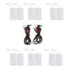 Electrodos Cola Ratón 5x10+cable Repuesto 14pz Fisioterapia