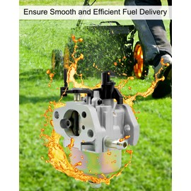 Carburetor Fit for Craftsman M215 12AVB2M5791 21" Walk Behind Mower, Carb Tune Up Kit with Fuel Filter Spark Plug Gaskets