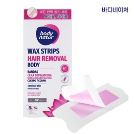 Body Natur 바디네이처 제모 왁스 스트립 포 바디 16매/로터스플라워/제모용품 Body Natur Hair Removal Wax Strip for Body 16ea/Lotus Flower/Hair Removal Supplies [Body Nature Wax Strip Body 16 sheets]