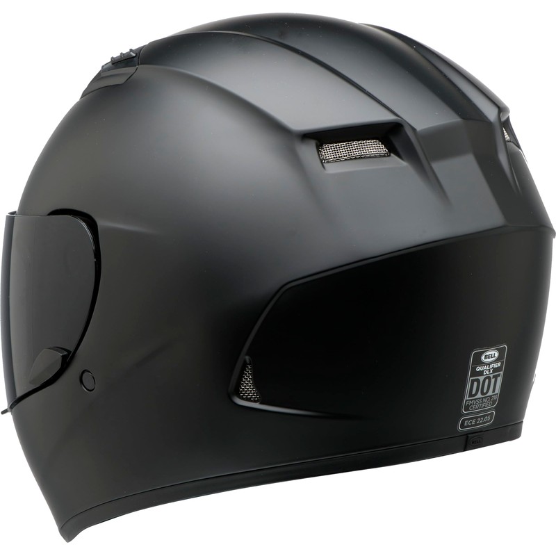 Bell Qualifier DLX Full-Face Motorcycle Helmet (Blackout Matte Black, Small)