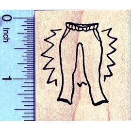 RubberHedgehog Pants Rubber Stamp, Elastic Band, Thanksgiving Series E35113 WM
