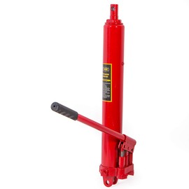 XtremepowerUS 8-Ton Hydraulic Long Ram Jack Hoist Dual Pump Manual Double Cherry Picker for Engine Hoists, Hydraulic Garage/Shop Cranes, Mechanical, Farm