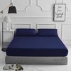 EXQUIZIT HOME Fitted Bed Sheet With Matching FREE 2 X