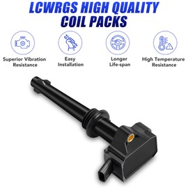 Set of 8 Ignition Coil Pack and Spark Plugs Fits for 5.0 Land Rover Range Rover LR4 XF XFR XJ XK XKR 2010 2011 2012 2013 Spark Plugs Coils 5.0L Replaces# UF618