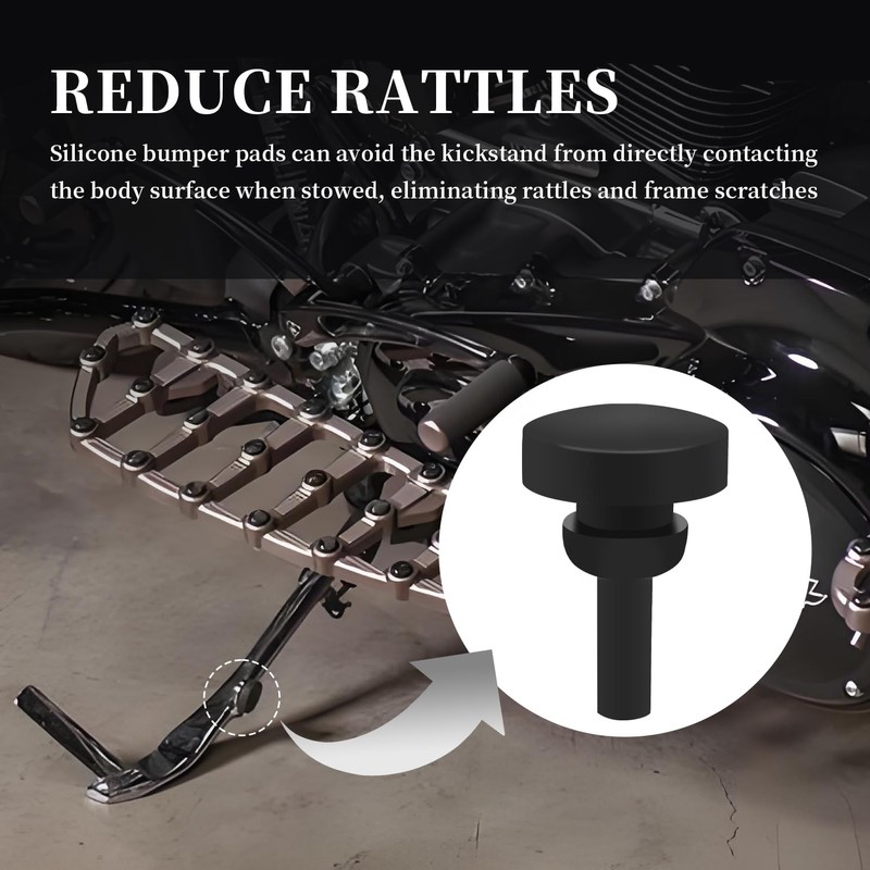 Kickstand Bumper Pad Replacement HD# 50245-07,Silicone Kick Stand Bumper Pad