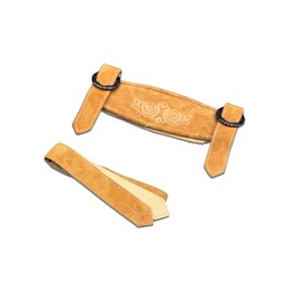 McWilliams Suspenders for Lederhosen Men - Classic Leather, Adjustable, Durable, Stylish Traditional Braces